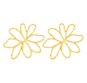 Surya Gold Flower Earrings