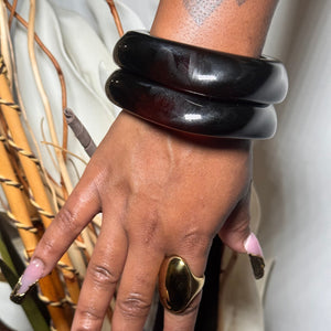 chunky bangle bracelet
acrylic fashion bracelet
bold bangles
resin bangles for women
stackable statement bracelets
brown bangle
 bangle
fashion jewelry bold edit
arm candy accessories
Adore Her Sole jewelry