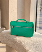 Load image into Gallery viewer, Structured green In My Bag handbag with top handle and detachable shoulder strap from Adore Her Sole.
