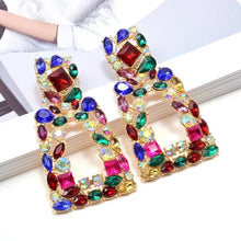 Load image into Gallery viewer, Her Milan Color Stone Earrings-Adore Her Sole
