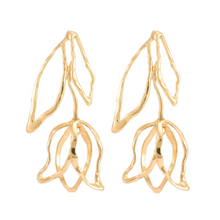 Load image into Gallery viewer, Pretty Rose Drop Earrings

