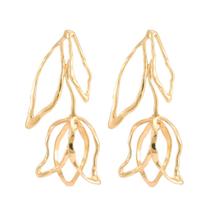 Pretty Rose Drop Earrings