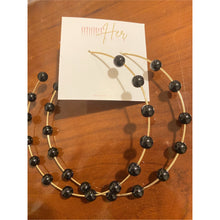 Load image into Gallery viewer, She’s Gracious Pearl Hoop Earrings-Adore Her Sole
