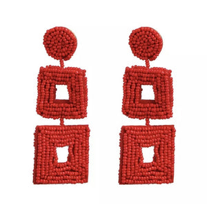 Miss. Tropics Beaded Earrings