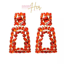 Load image into Gallery viewer, Her Milan Color Stone Earrings-Adore Her Sole
