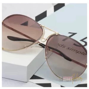 Oversized Celeb Shades-Adore Her Sole