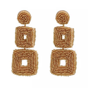 Miss. Tropics Beaded Earrings