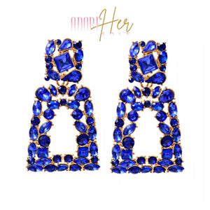 Her Milan Color Stone Earrings-Adore Her Sole